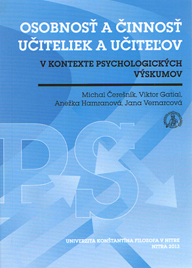 Osobnosť a činnosť učiteľov a učiteliek v kontexte psychologických výskumov