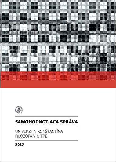 Samohodnotiaca správa UKF 2017 Samohodnotiaca správa UKF 2017