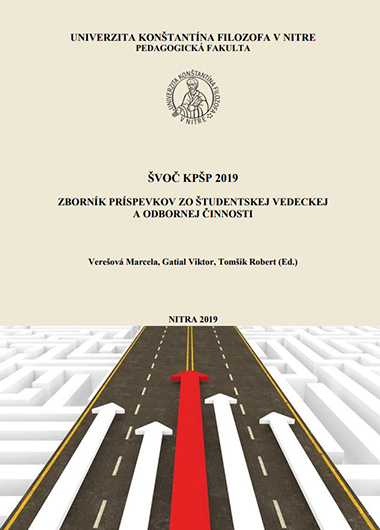 Zborník príspevkov zo študentskej vedeckej a odbornej činnosti Zborník príspevkov zo študentskej vedeckej a odbornej činnosti